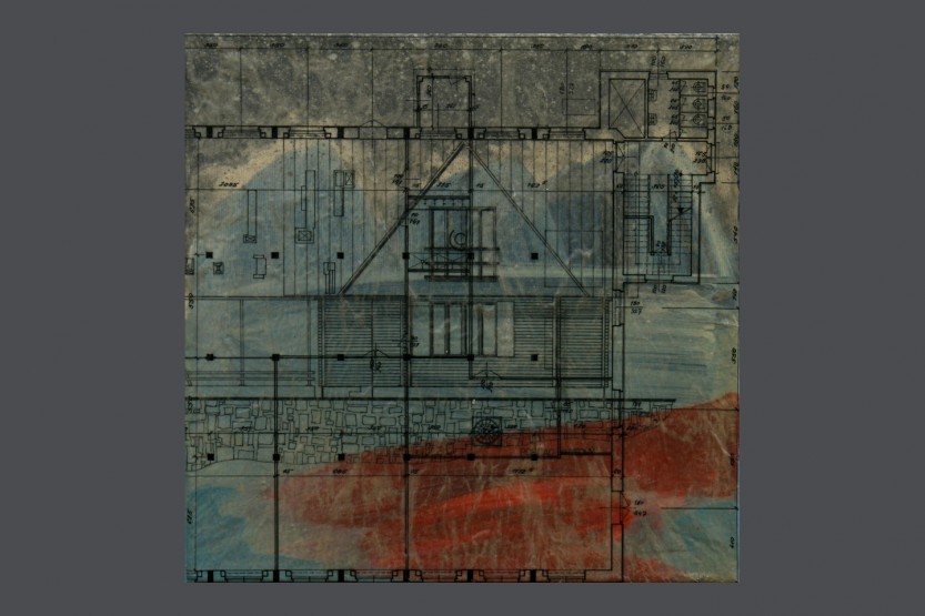 CHATA, mixed media on canvas, 30x30 cm, 2011