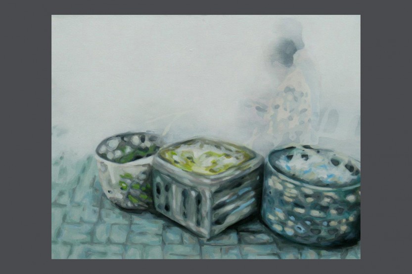 morning fog, oil on canvas, 110x140 cm, 2011