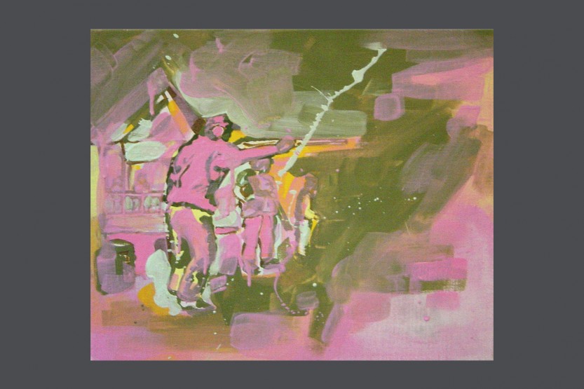 the shooters, acrylic on canvas, 50x60 cm, 2004